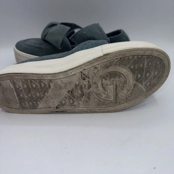 G By Guess Shoes Womens Sz 8M Blue‎ White Slip Ons - Picture 7 of 7